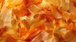 Concept of bio-based material from fruit waste of orange peel. Sustainable Fashion Made of Orange Peel. Zero waste