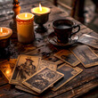 tarot and candle