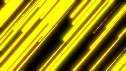 Poster - Abstract golden rain. Computer generated 3d render