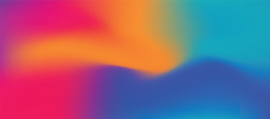 Wall Mural - Abstract Vibrant Gradient background. Saturated Colors Smears. Vector EPS10.