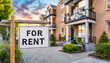© Mariusz Blach - For rent sign in front of a modern apartment building. Real estate concept.