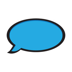 Wall Mural - set of speak bubble text, chatting box, message box outline cartoon vector illustration design. ball