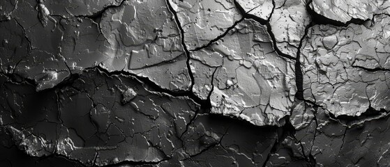 Poster - Surface texture of black
