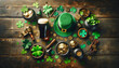© arinahabich - Festive St. Patrick’s Day Celebration with Traditional Irish Symbols