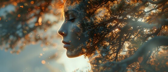 Aufkleber - Conceptual mental world of humans.