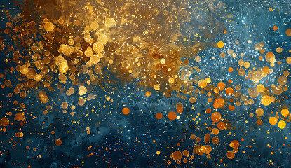 an abstract gold glitter background in the style of l