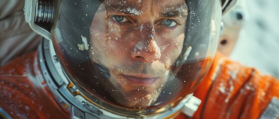 Wall Mural - This  image is based on elements provided by an astronaut