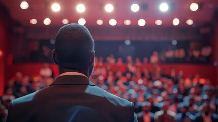 Wall Mural - people in audience at Business Meeting with speaker having a presentation Business and Entrepreneurship