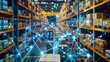 © Ashi - efficient ai-driven logistic warehouse and distribution center: modern shipping solutions for businesses