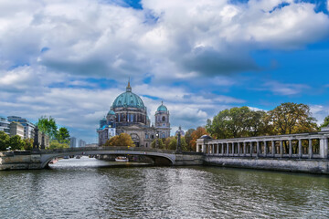 Sticker - View of Berlin Cathedral, Germany