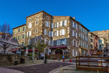 Wall Mural - Street in Le Puy-en-Velay, France