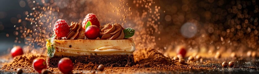 Wall Mural - Sumptuous gourmet dessert