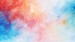 A vibrant painting of a red, blue, and yellow cloud. Perfect for backgrounds or artistic projects