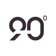 © makmur - 90 degree icon logo vector