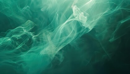 two green light wave backgrounds, dark turquoise and dark aquamarine