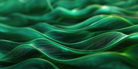 Wall Mural - Detailed view of a textured green surface, suitable for design projects