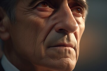 Poster - Close-up of a man in suit and tie, perfect for business concepts