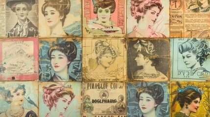 Poster - Collection of vintage posters, perfect for retro design projects