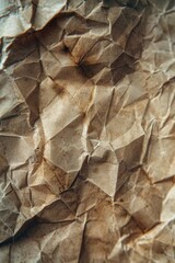Aufkleber - Close up of a piece of brown paper, perfect for backgrounds or textures
