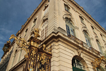 Wall Mural - baroque rails and gate at the stanislas square in nancy in lorraine in france