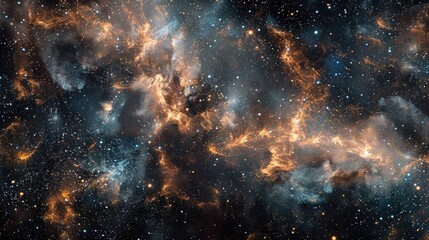 Poster - A mesmerizing view of a large cluster of stars in the sky. Perfect for astronomy enthusiasts