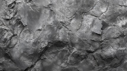 Poster - A striking black and white image of a rugged rock face. Ideal for geological publications
