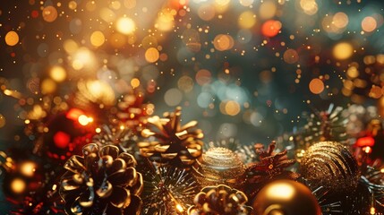 Poster - Festive holiday decorations for your design needs