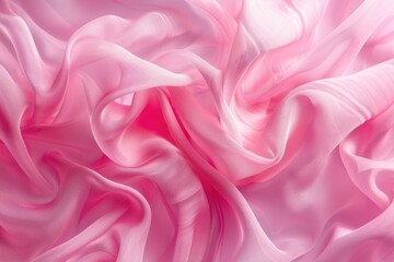 Poster - Close up view of pink fabric, versatile for various projects