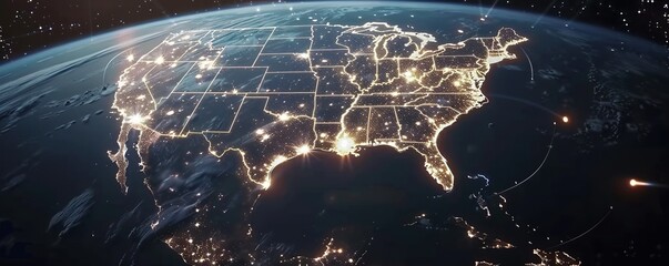 Poster - Celestial Connections: US Enveloped by an Interconnected Satellite