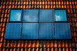 solar panel on the roof
