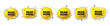 © blankstock - Read More tag. Speech bubble 3d icons set. Navigation sign. Get description info symbol. Read more chat talk message. Speech bubble banners with comma. Text balloons. Vector