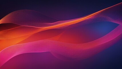 Wall Mural - abstract background with waves An abstract vector background with blue veils. The background has curved lines and dots  