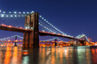 Brooklyn Bridge - new york city in the night