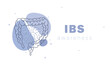IBS (irritable bowel syndrome) Awareness Month background, banner, card, poster, template. Vector illustration