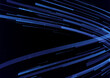 © fujiwara - ダークな青ウェーブライン背景