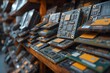 Viele Computerchips, Mikrochips für digitale Geräte, GPU auf einem Haufen, Konzept Chipmangel