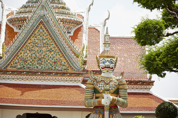 Wall Mural - buddhist temple, Thai traditional temple	