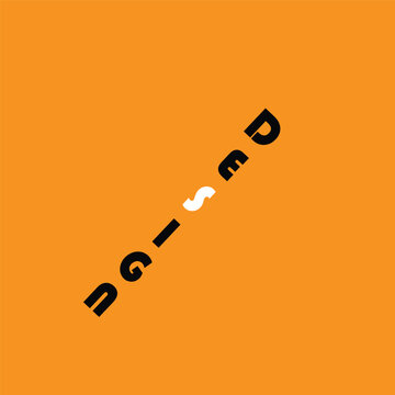 design style text logo