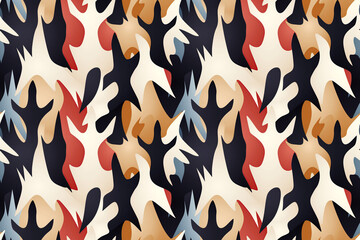 Wall Mural - colored abstract seamless texture pattern. decor for fabric and textile decoration