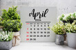 April 2024 monthly calendar for planning and management