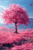 Fototapeta Sypialnia - **Cherry Blossom Grove Photo 4K