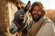 Donkey and Jesus