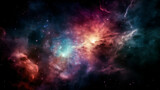 Fototapeta  - SPACE COLORFUL  GALAXY BACKGROUND