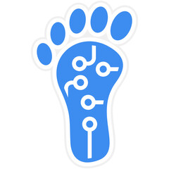 Sticker - Digital Footprint Icon Style