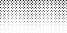 Background With Black Dots - Stock Vector Black And White Dotted Halftone Background.Abstract Halftone Background With Wavy Surface Made Of Gray Dots On White Dots Halftone