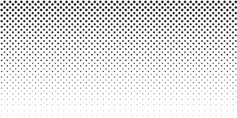 Background with black dots - stock vector Black and white dotted halftone background.Abstract halftone background with wavy surface made of gray dots on white dots halftone