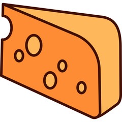 Poster - Simple Cheese Icon