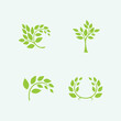 © anggasaputro08 - leaf logo design vector for nature symbol template editable,Green leaf logo ecology nature element vector icon.