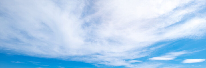 Wall Mural - beautiful blue sky cloudsfor background. panorama of sky.