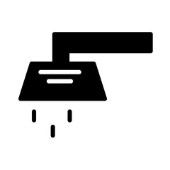 Wall Mural - bathroom shower wash_ Glyph Icon